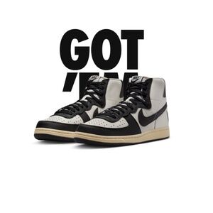 Nike Terminator High Black and Phantom Mens Size 12.5 FD0394-030